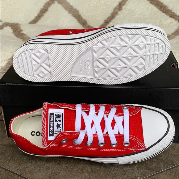 CONVERSE CTAS PLATFORM LAYER OX ENAMEL RED/WHITE/B - Picture 3 of 16